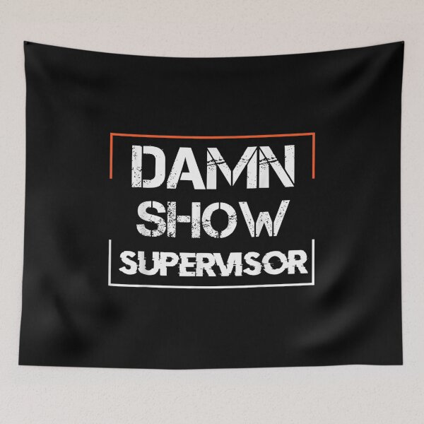 Item preview, Vintage d.a.m.n Show Supervisor funny Hilarious For Adults designed and sold by Jackwidforss.