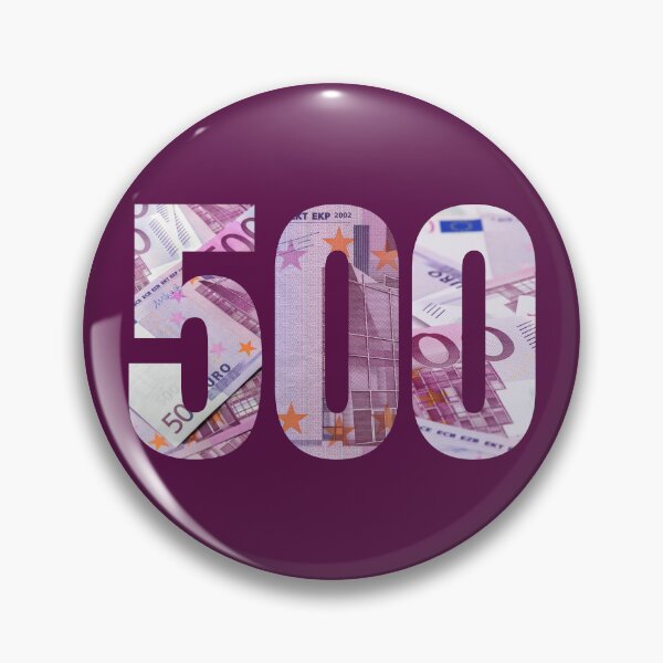 Item preview, 500 Eur Euro Banknotes Bills Notes Purple Paper Money designed and sold by LoveSeasonz.