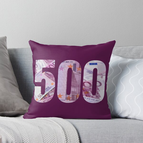 Item preview, 500 Eur Euro Banknotes Bills Notes Purple Paper Money designed and sold by LoveSeasonz.
