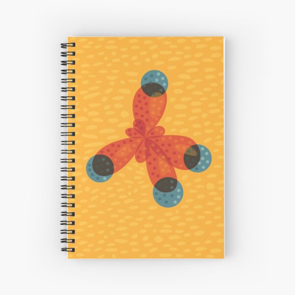 Just An Orange Methane Molecule Organic Chemistry Spiral Notebook