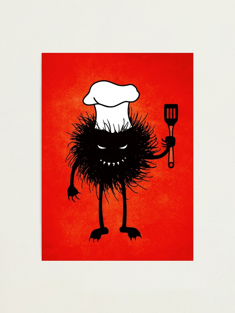 Alternate view of Evil Bug Chef Loves To Cook Photographic Print