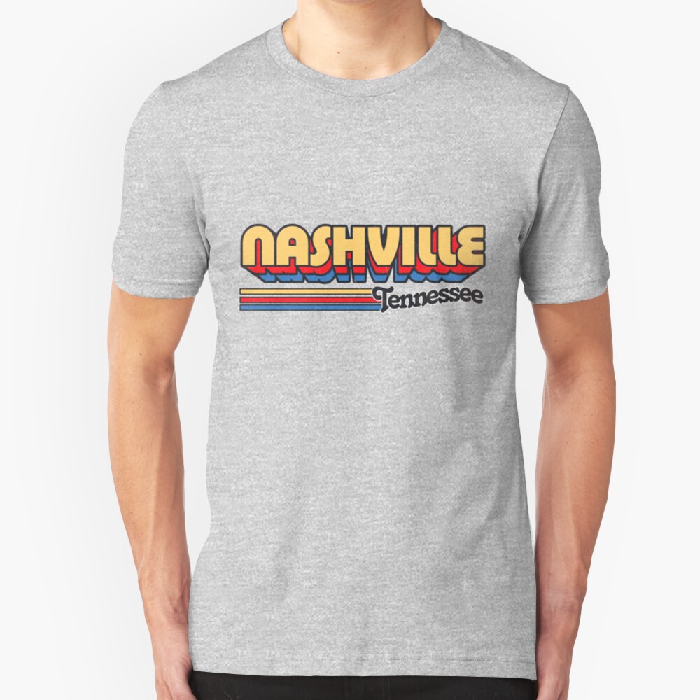 Nashville, TN | City Stripes Slim Fit T-Shirt