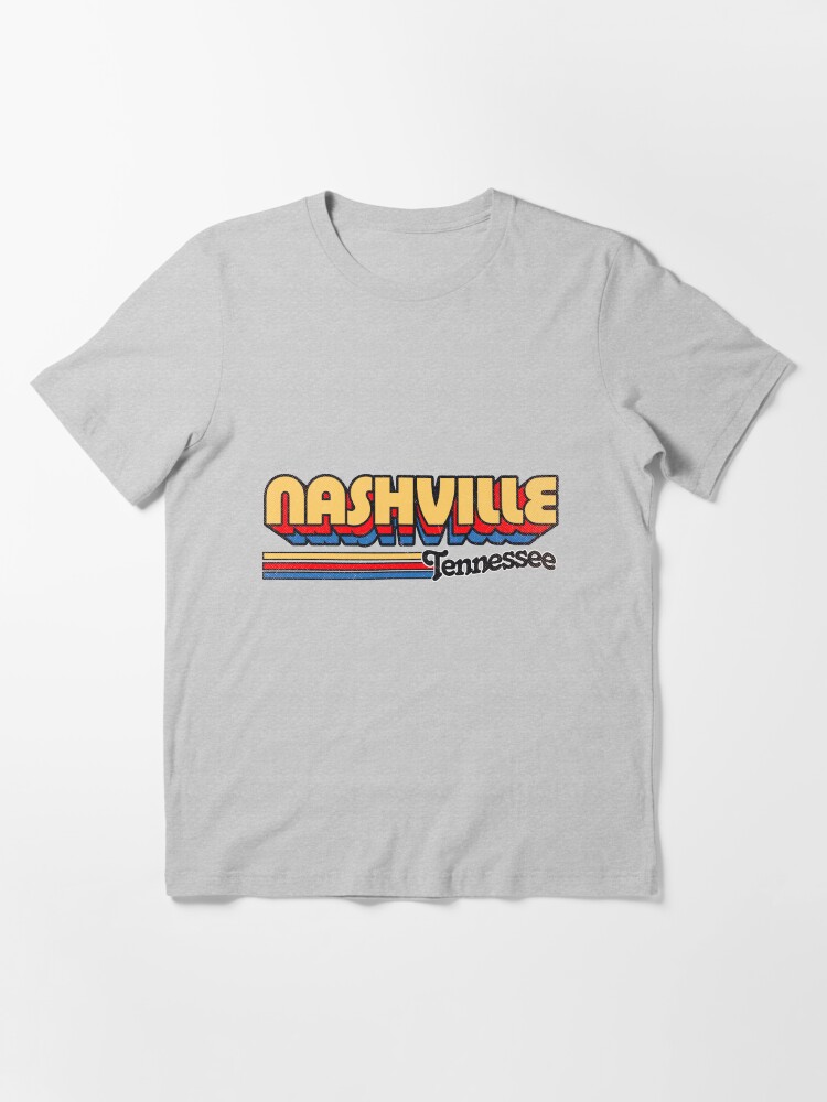 Alternate view of Nashville, TN | City Stripes Essential T-Shirt