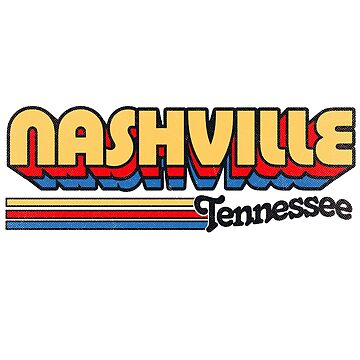 Artwork thumbnail, Nashville, TN | City Stripes by retroready