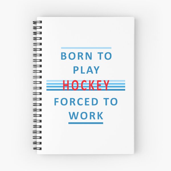 Item preview, Born To Play Hockey - Forced To Work designed and sold by Ars-flos-est.