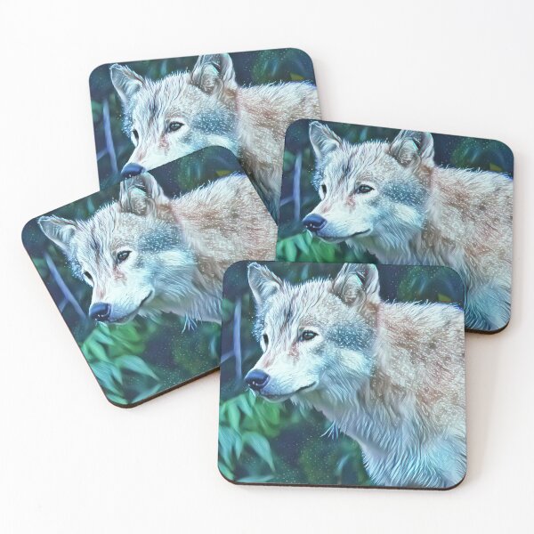 Item preview, Wild wolf digital art designed and sold by Midnight-Hour.