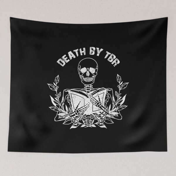 Item preview, Death By T.B.R To Be Reads Skeleton Reading Book Bookworm designed and sold by Axelhellquis.