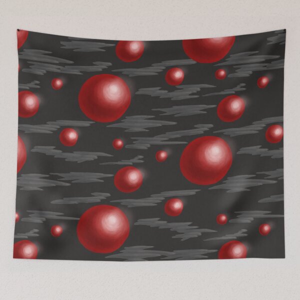 Item preview, Shiny Red Planets designed and sold by Boriana Giormova.