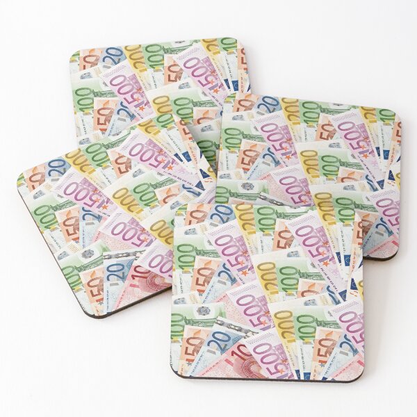 Item preview, Eur Euro Euros European Money Bill Banknote Rainbow Colorful  designed and sold by LoveSeasonz.