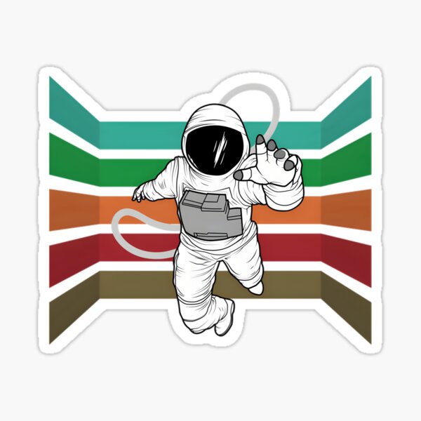 "Interstellar Trapped in Multiple Time Dimensions Classic " Sticker