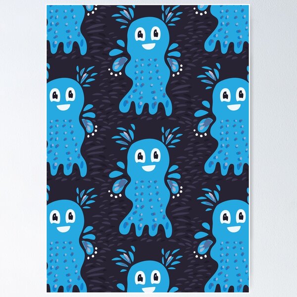 Item preview, Undiscovered happy sea creatures designed and sold by Boriana Giormova.
