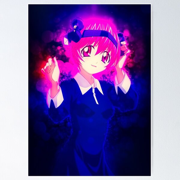 Lucy Kaede Elfen Lied Anime Girl Fanart Poster for Sale by Spacefoxart