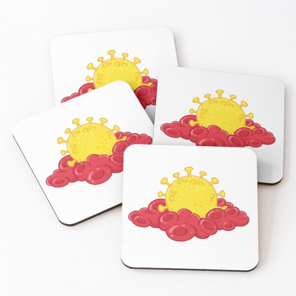 Item preview, Red Blood Cells Cloud with Virus Sun designed and sold by punchon.