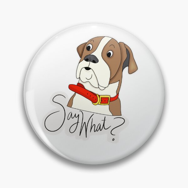 Item preview, Cartoon Boxer “Say What” designed and sold by EklectikArtist.