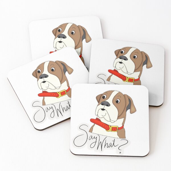 Item preview, Cartoon Boxer “Say What” designed and sold by EklectikArtist.