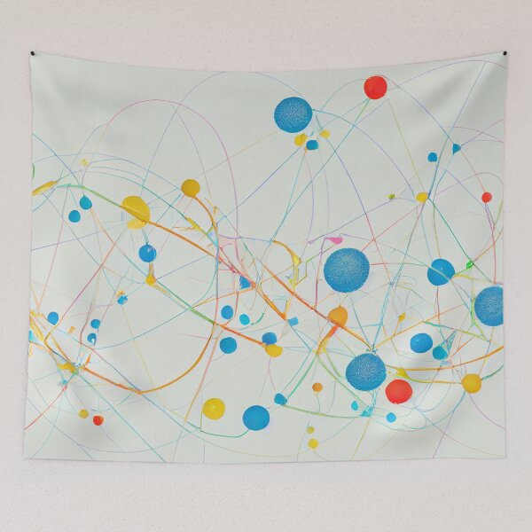 Item preview, Colorful Subatomic Particles designed and sold by UniqeDesign.
