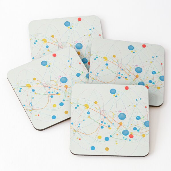 Item preview, Colorful Subatomic Particles designed and sold by UniqeDesign.
