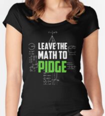 Camiseta entallada de cuello redondo "Deja las matemáticas a Pidge" - Keith - Klance - Voltron
