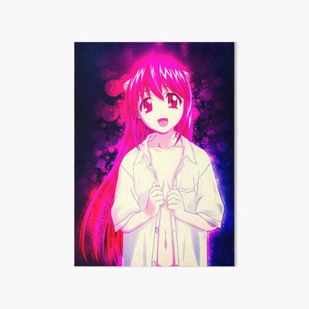 Lucy | Elfen Lied Anime | Art Board Print