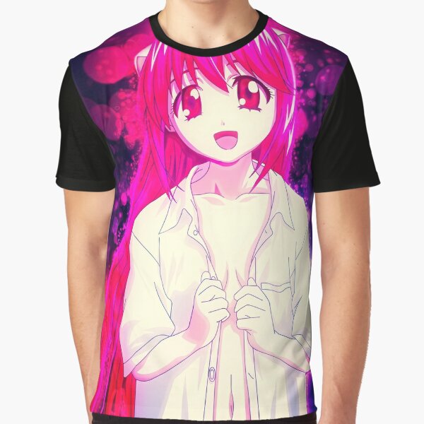 Nyuu Elfen Lied Anime Girl Fanart Kids T-Shirt for Sale by Spacefoxart