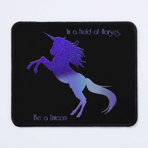 Item preview, In a Field Of Horses, Be a Unicorn - Purple designed and sold by JadeRyder.