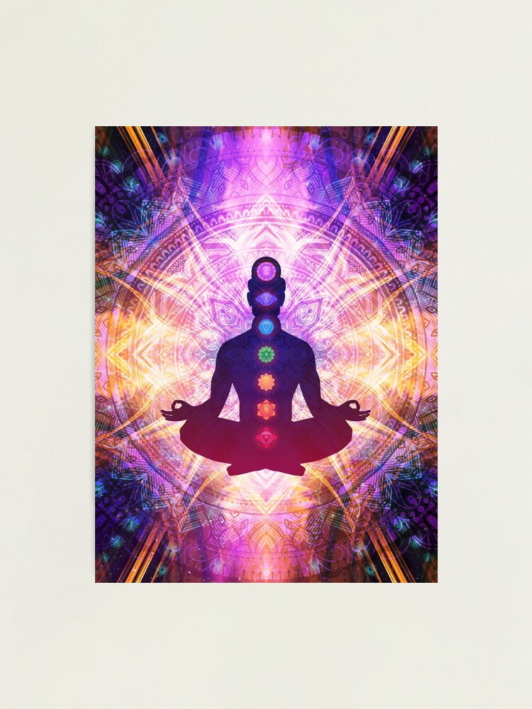画材 Meditation Green man-meditation-on-abstract-