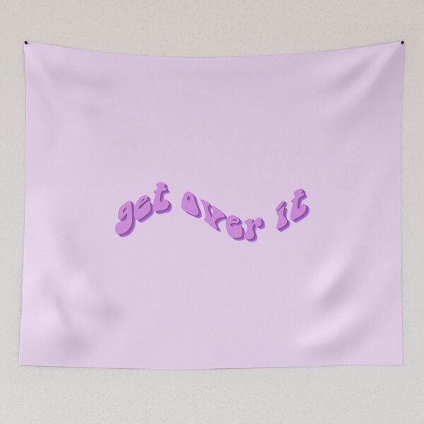 Item preview, get over it in purple designed and sold by everything4eva.