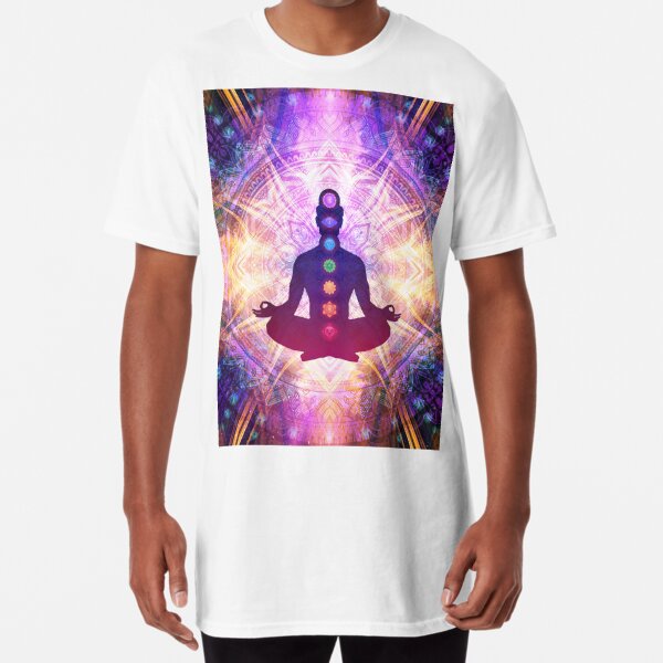 Vibrant Chakra Yoga Zen Meditation | Graphic T-Shirt
