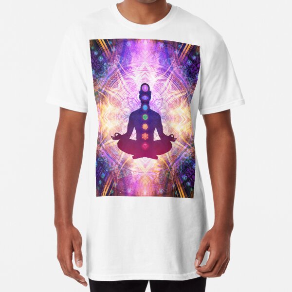 Vibrant Chakra Yoga Zen Meditation Graphic T-Shirt for Sale by Cameron  Gray