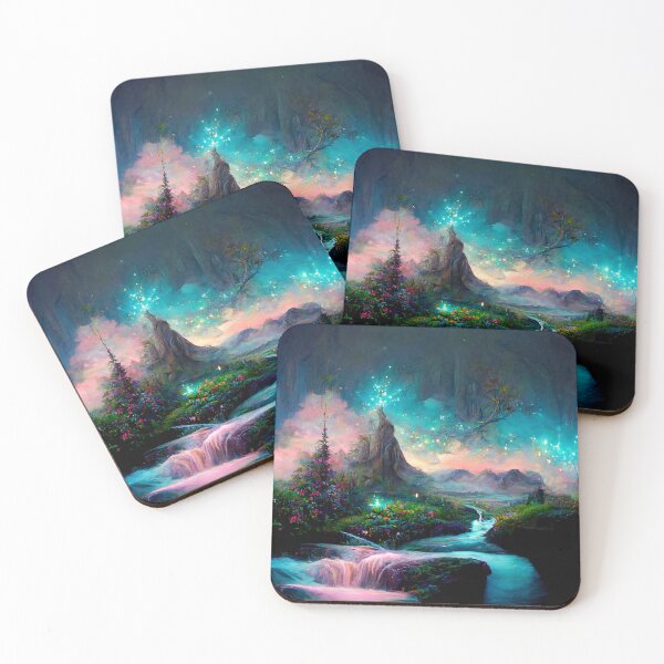 Item preview, A Mystic Fairytale Landscape designed and sold by TheFoxyWolfShop.