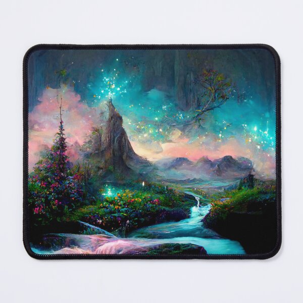 Item preview, A Mystic Fairytale Landscape designed and sold by TheFoxyWolfShop.