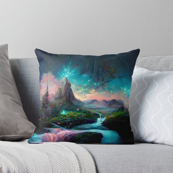 Item preview, A Mystic Fairytale Landscape designed and sold by TheFoxyWolfShop.