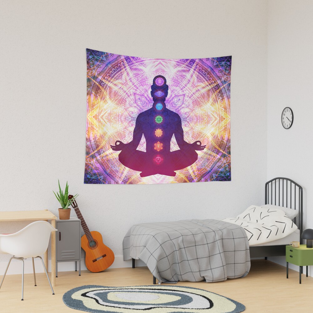 Vibrant Chakra Yoga Zen Meditation Art Board Print for Sale by