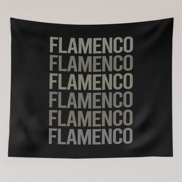 Item preview, Gray Text Art Flamenco designed and sold by StoreCalamity.