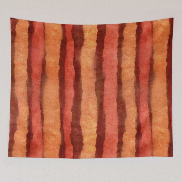 Item preview, Watercolor Fire Stripes designed and sold by PrettyPixel0.