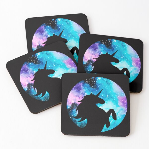 Item preview, Rearing Galaxy Unicorn Silhouette  designed and sold by Lady-Lilac.