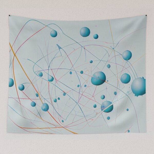 Item preview, Colorful Subatomic Particles_2 designed and sold by UniqeDesign.