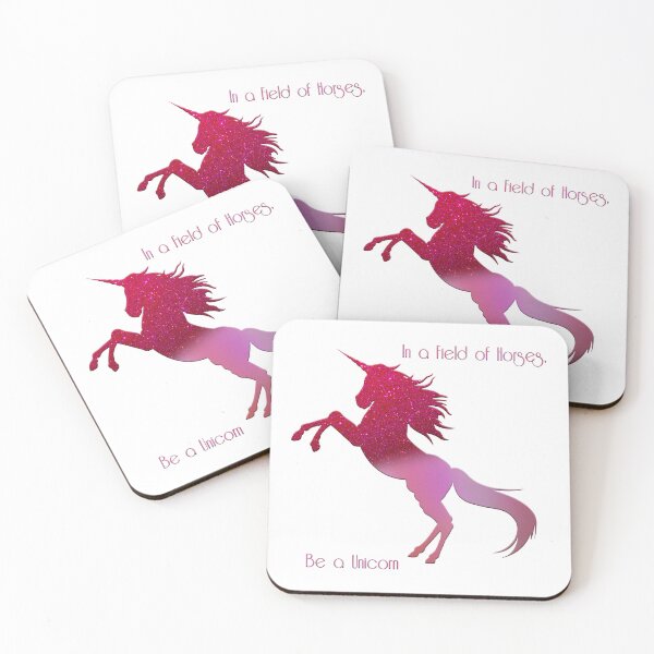 Item preview, In a Field Of Horses, Be a Unicorn - Pink designed and sold by JadeRyder.