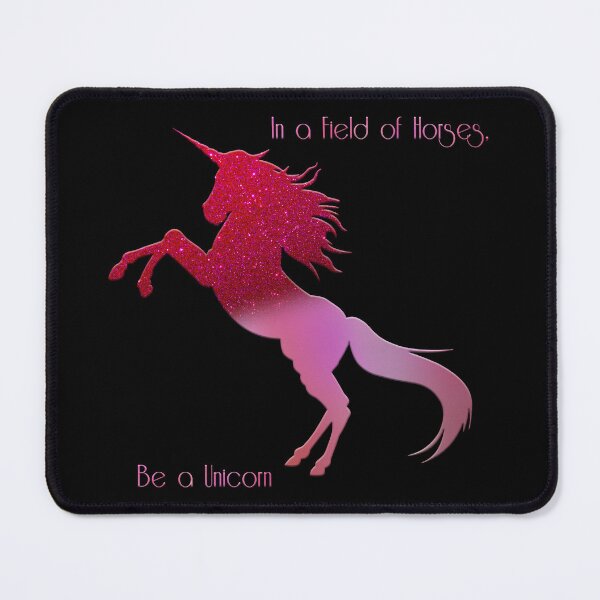 Item preview, In a Field Of Horses, Be a Unicorn - Pink designed and sold by JadeRyder.