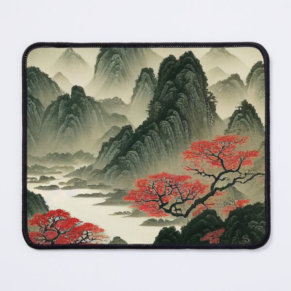 Item preview, Chinese traditional landscape with mountains and trees designed and sold by YCChuang.