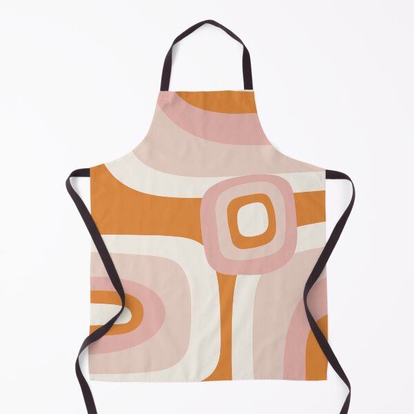 Item preview, Retro groove pink and orange abstract art designed and sold by vianahline.