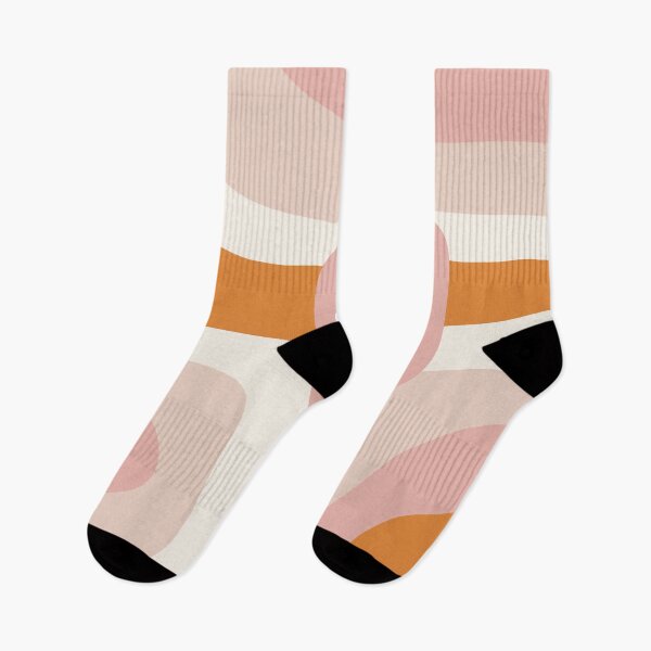 Item preview, Retro groove pink and orange abstract art designed and sold by vianahline.