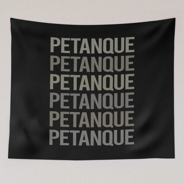Item preview, Gray Text Art Petanque designed and sold by StoreCalamity.