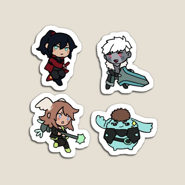 Item preview, xenoblade 3 keves stickers designed and sold by coffinmimic.