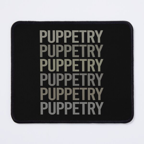 Item preview, Gray Text Art Puppetry Puppet Puppets designed and sold by StoreCalamity.