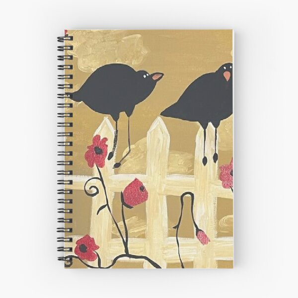 Item preview, Crows on a fence designed and sold by WhydeFamilyShop.