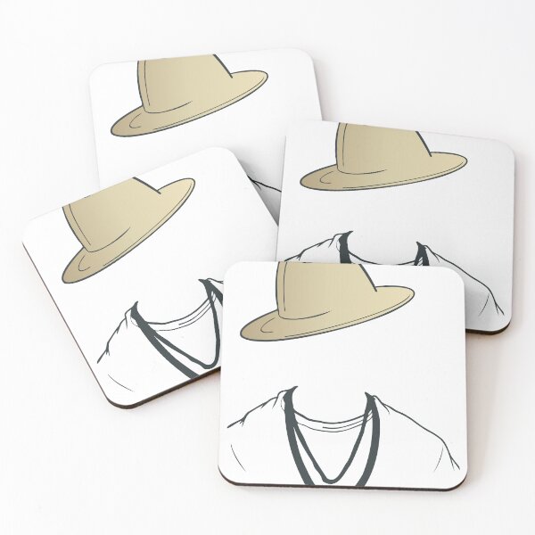 Item preview, Invisible Man Face with Hat designed and sold by RED by Arcanum Studio.