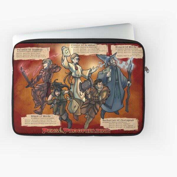 Pens & Proofreading Laptop Sleeve