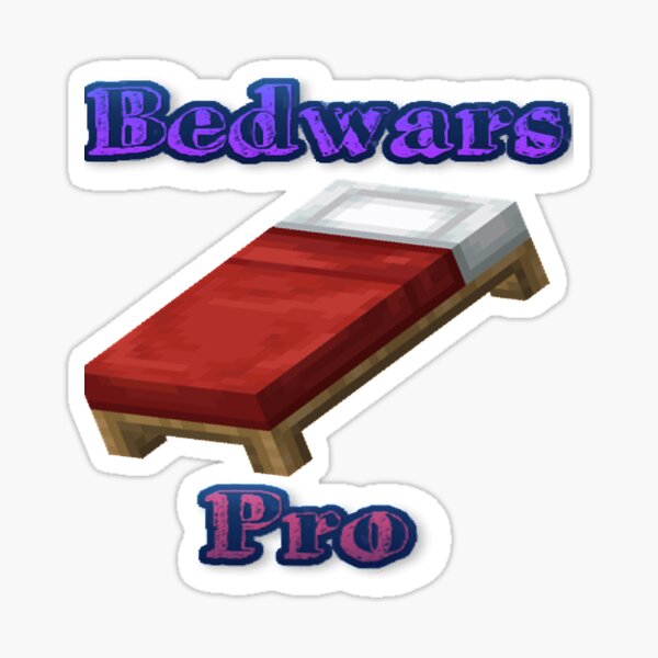 BEDWARS BMGO Sticker for Sale by ShardLIVE