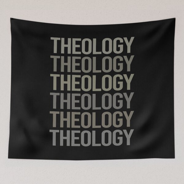 Item preview, Gray Text Art Theology Theologian Theologist designed and sold by StoreCalamity.